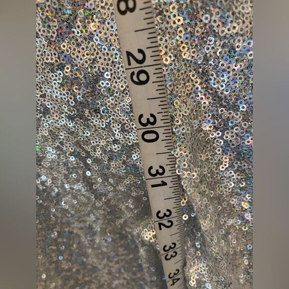 WEISSMAN Elite Dance silver sequin Unitard Oops I Did It Again 17759 MA adult - Picture 8 of 13